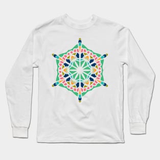Colorful mandala Long Sleeve T-Shirt